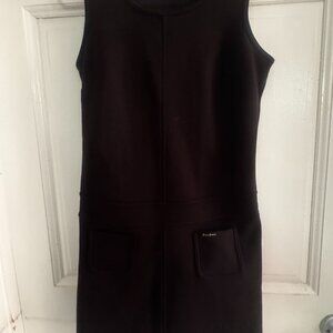 Cute Guess Black Sleevless Straight Dress Size Small womens